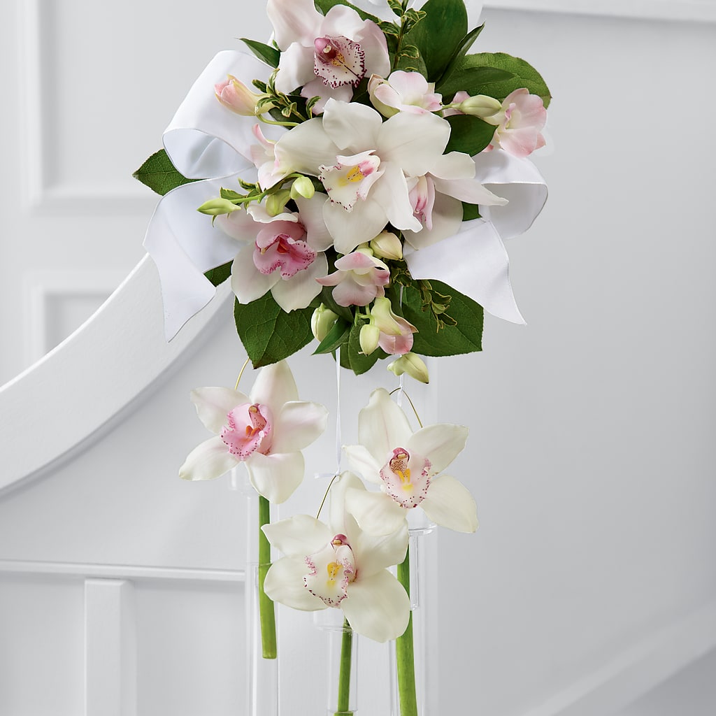 Perfect Entrance Pew Arrangement – Charleston Cut Flower Company, Charleston WV
