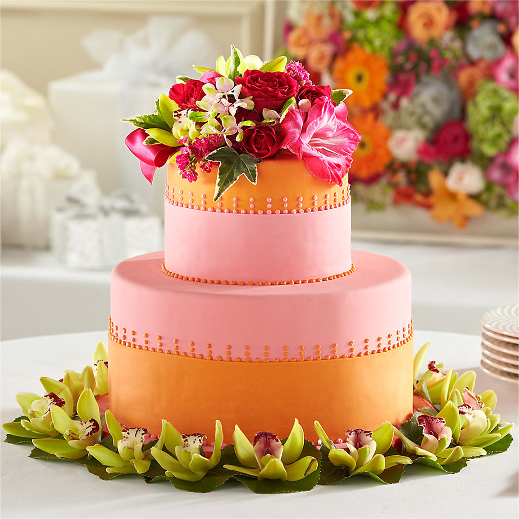Sweet Citrus Cake Decor – Charleston Cut Flower Company, Charleston WV