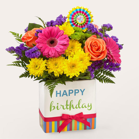 Birthday Brights Bouquet –  Charleston Cut Flower Company, Charleston WV