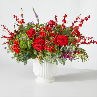 Big Red Bow Bouquet –  Charleston Cut Flower Company, Charleston WV