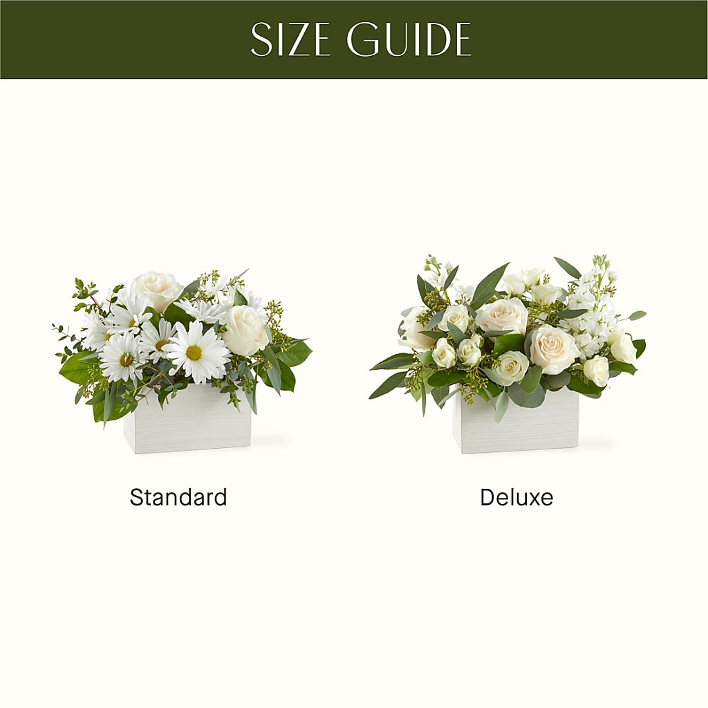 Fresh Linen Box Bouquet –  Charleston Cut Flower Company, Charleston WV