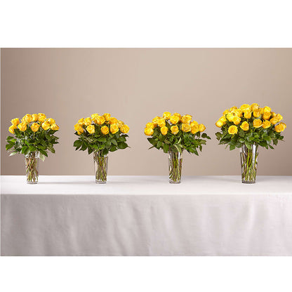 Long Stem Yellow Rose Bouquet –  Charleston Cut Flower Company, Charleston WV