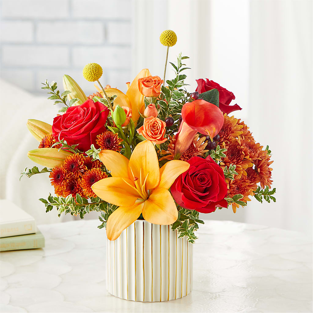 Scarlet Skies Bouquet –  Charleston Cut Flower Company, Charleston WV