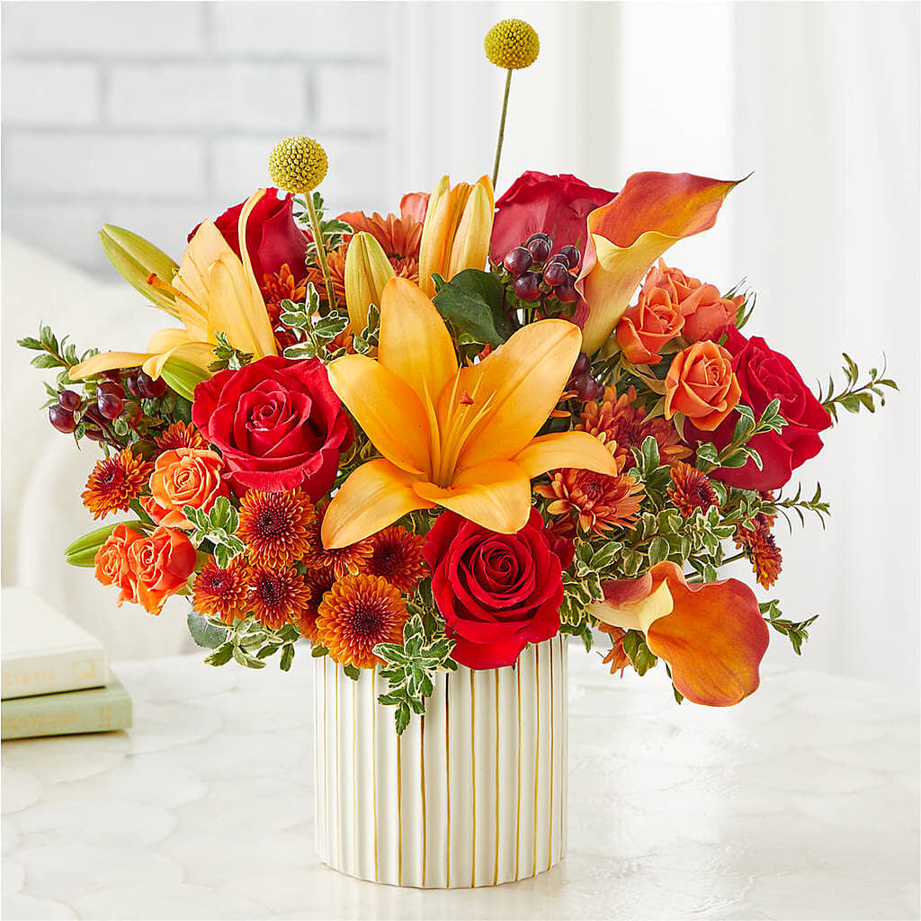 Scarlet Skies Bouquet –  Charleston Cut Flower Company, Charleston WV