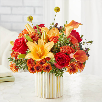 Scarlet Skies Bouquet –  Charleston Cut Flower Company, Charleston WV