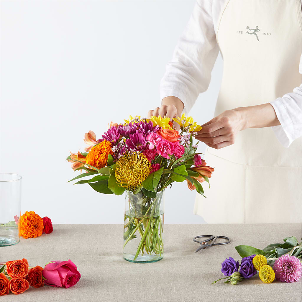 Feast of Color – A Florist Original –  Charleston Cut Flower Company, Charleston WV