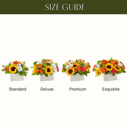 Sun-drenched Blooms Box Bouquet –  Charleston Cut Flower Company, Charleston WV