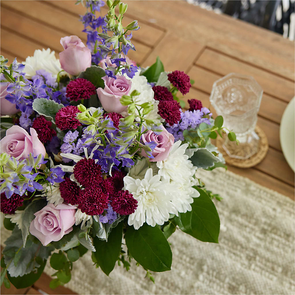 Violet Frost Bouquet –  Charleston Cut Flower Company, Charleston WV
