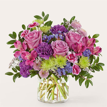 Glass Half Full Bouquet –  Charleston Cut Flower Company, Charleston WV