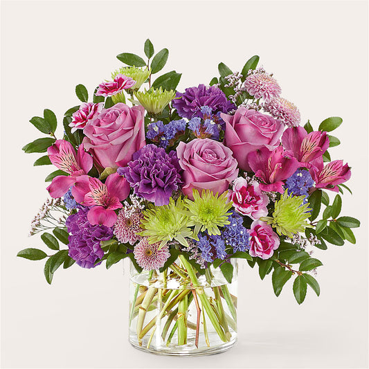 Glass Half Full Bouquet –  Charleston Cut Flower Company, Charleston WV