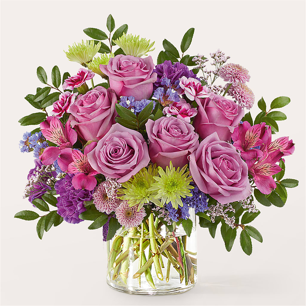 Glass Half Full Bouquet –  Charleston Cut Flower Company, Charleston WV