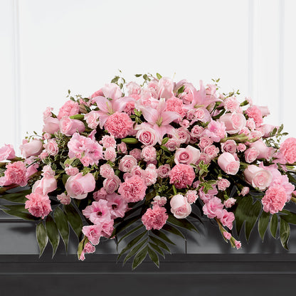 Garden of Comfort Casket Spray (Standard) –  Charleston Cut Flower Company, Charleston WV