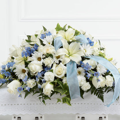 Tender Treasure Casket Spray –  Charleston Cut Flower Company, Charleston WV