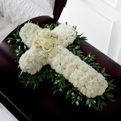 Peaceful Memories Casket Spray (Standard) –  Charleston Cut Flower Company, Charleston WV