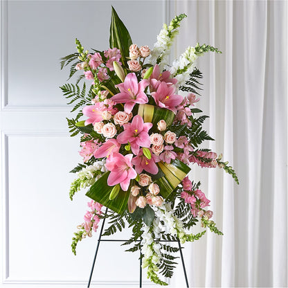 Elegant Embrace Standing Spray –  Charleston Cut Flower Company, Charleston WV