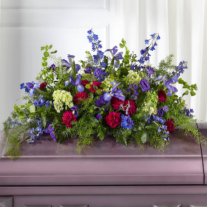 Always Treasured Casket Spray –  Charleston Cut Flower Company, Charleston WV