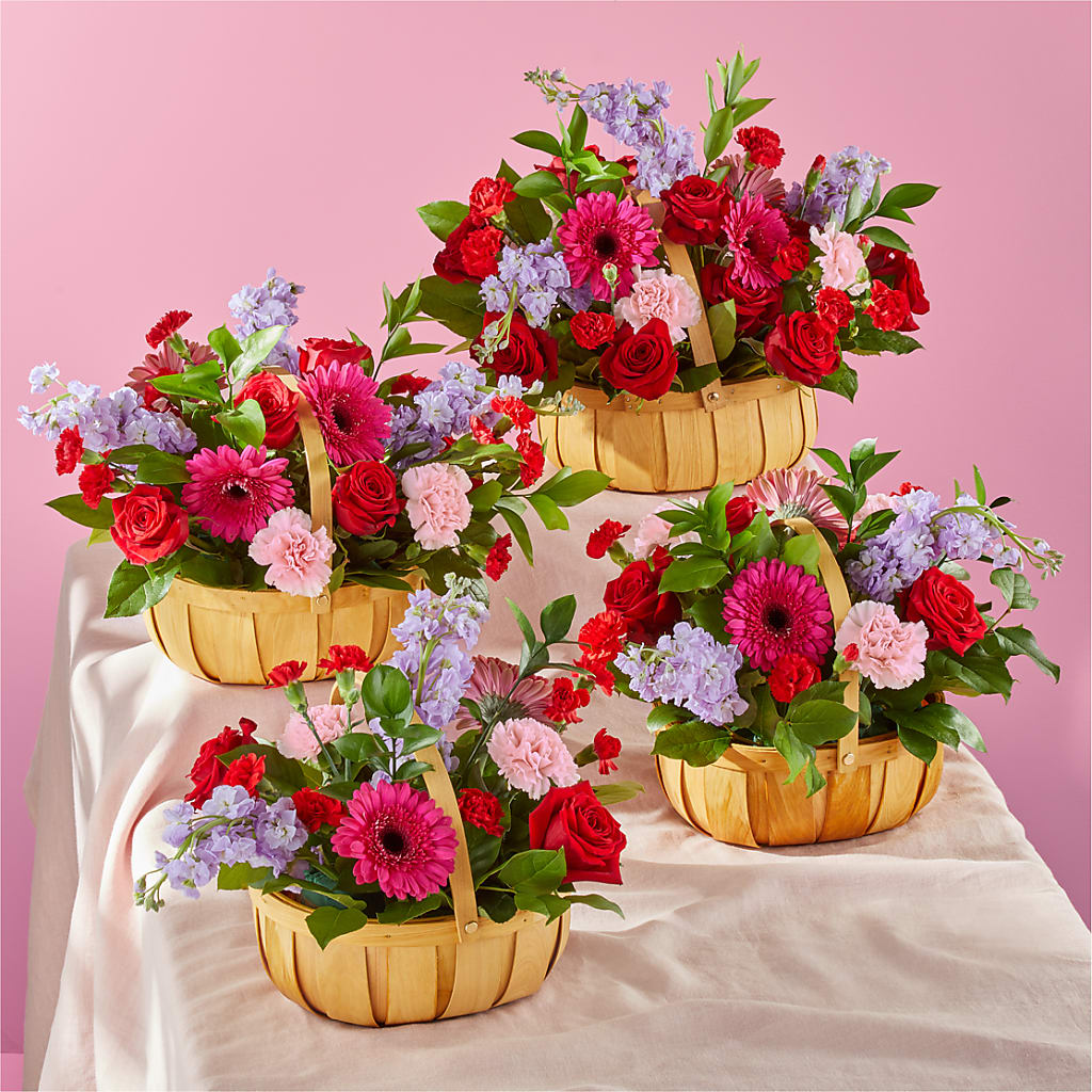 Pink Picnic Basket –  Charleston Cut Flower Company, Charleston WV