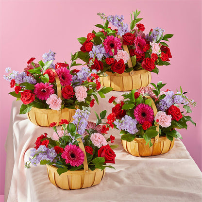 Pink Picnic Basket –  Charleston Cut Flower Company, Charleston WV