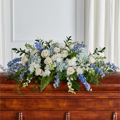 Timeless Essence Casket Spray –  Charleston Cut Flower Company, Charleston WV
