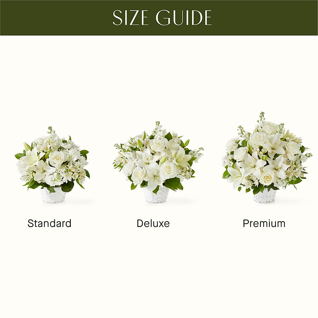 Peaceful Reflections Arrangement –  Charleston Cut Flower Company, Charleston WV