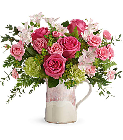 Teleflora's Heart Stone Pitcher by CCF