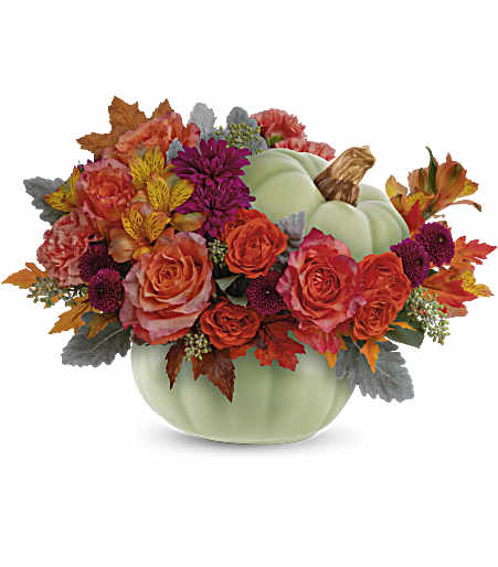 Teleflora's Sage Harvest Pumpkin by CCF