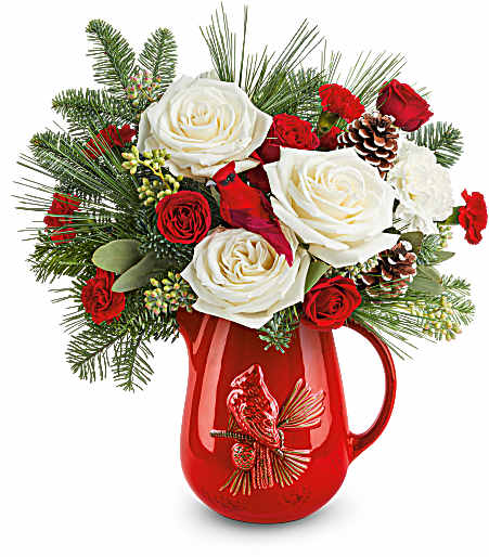 Teleflora's Scarlet Cardinal Pitcher by CCF