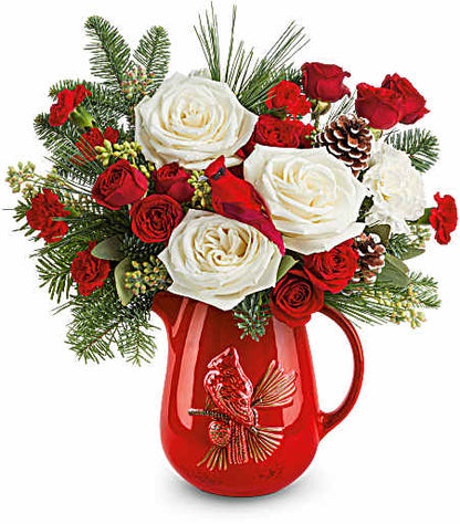 Teleflora's Scarlet Cardinal Pitcher by CCF