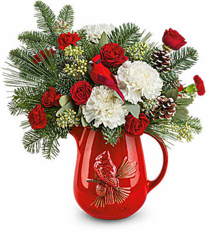 Teleflora's Scarlet Cardinal Pitcher by CCF