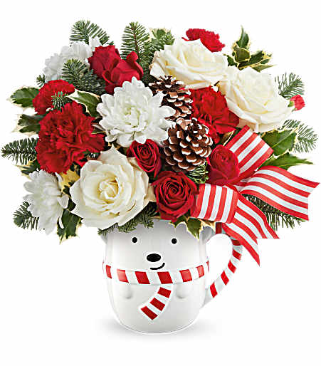 Teleflora's Send A Hug Cozy Cub Wish Bouquet by CCF
