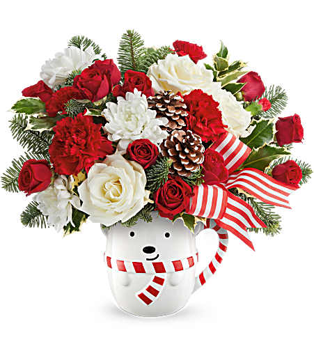 Teleflora's Send A Hug Cozy Cub Wish Bouquet by CCF