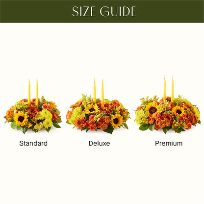 Autumn Harmony Centerpiece –  Charleston Cut Flower Company, Charleston WV