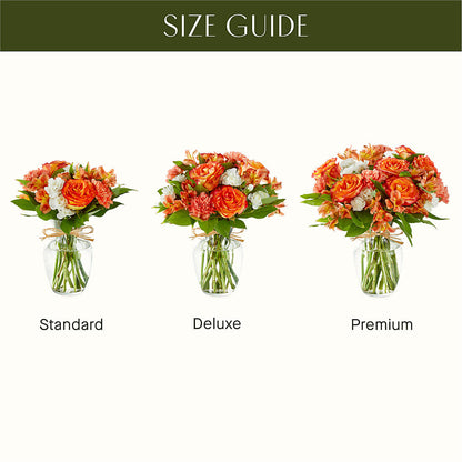 Apricot Glow Bouquet –  Charleston Cut Flower Company, Charleston WV