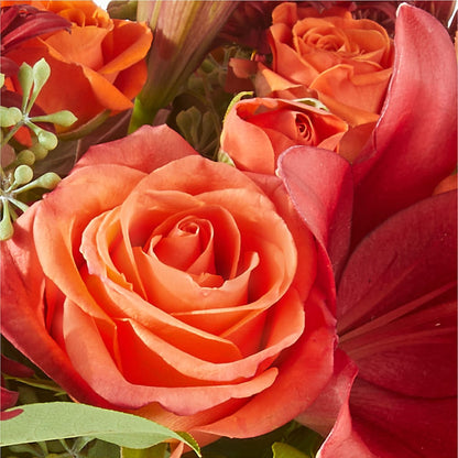 Crimson Leaves Bouquet –  Charleston Cut Flower Company, Charleston WV