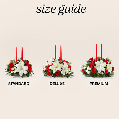 Seasonal Festivities Centerpiece –  Charleston Cut Flower Company, Charleston WV