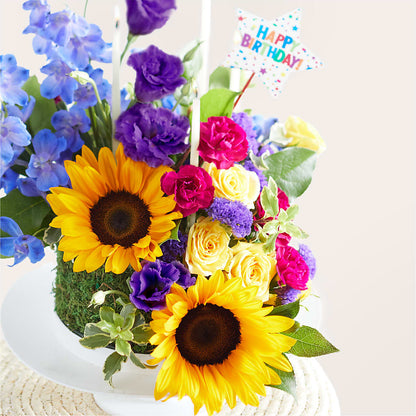 Star of the Day Floral Cake –  Charleston Cut Flower Company, Charleston WV