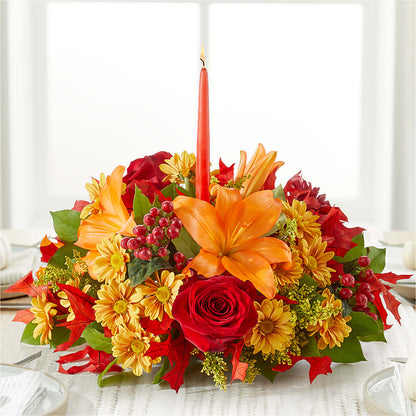 Autumn's Embrace Centerpiece –  Charleston Cut Flower Company, Charleston WV