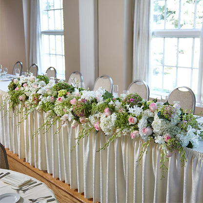 State of Joy Head Table Arrangement –  Charleston Cut Flower Company, Charleston WV