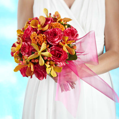Brilliant Shades of Love Bouquet –  Charleston Cut Flower Company, Charleston WV