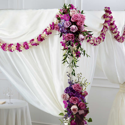 Color & Light Chuppah Decor –  Charleston Cut Flower Company, Charleston WV