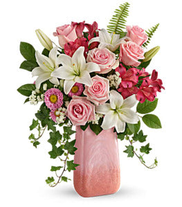 Teleflora's Pink-n-Peach Paradise by CCF